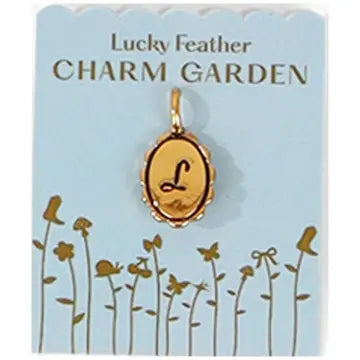 Charm Garden Scalloped Initial Charm