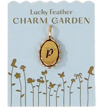 Charm Garden Scalloped Initial Charm