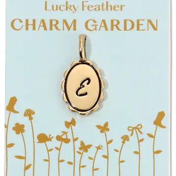 Charm Garden Scalloped Initial Charm