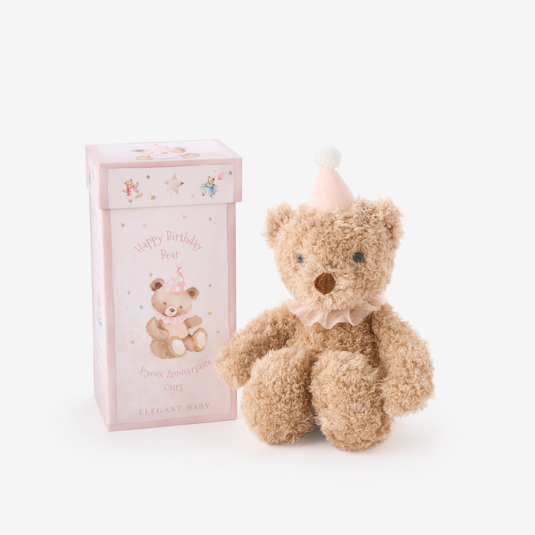 Birthday Bear, Pink