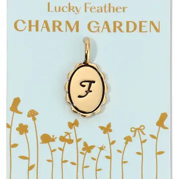 Charm Garden Scalloped Initial Charm