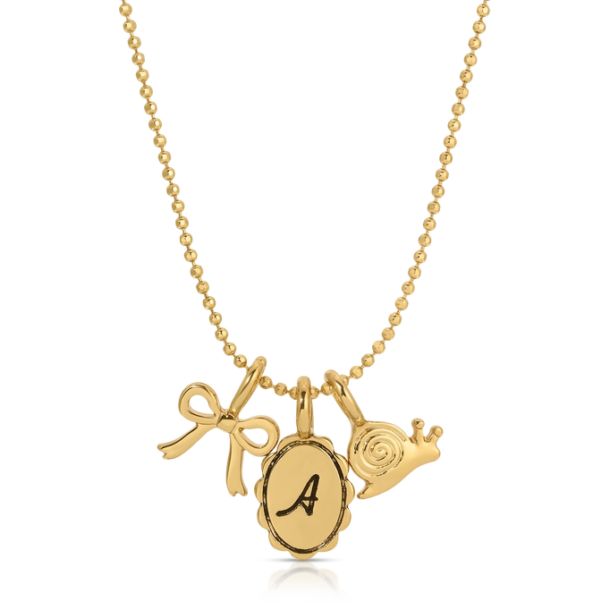 Charm Garden Necklace Chain, Gold