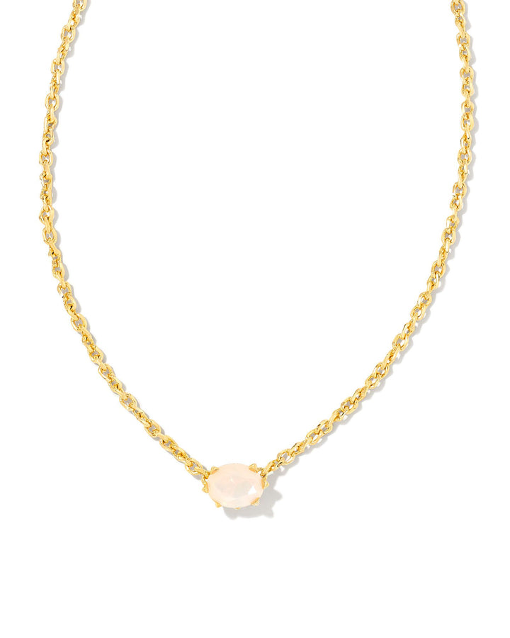 Cailin Gold Pendant Necklace, Champagne Opal