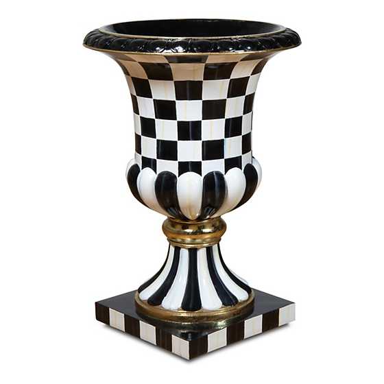 Courtly Check Pedestal Urn