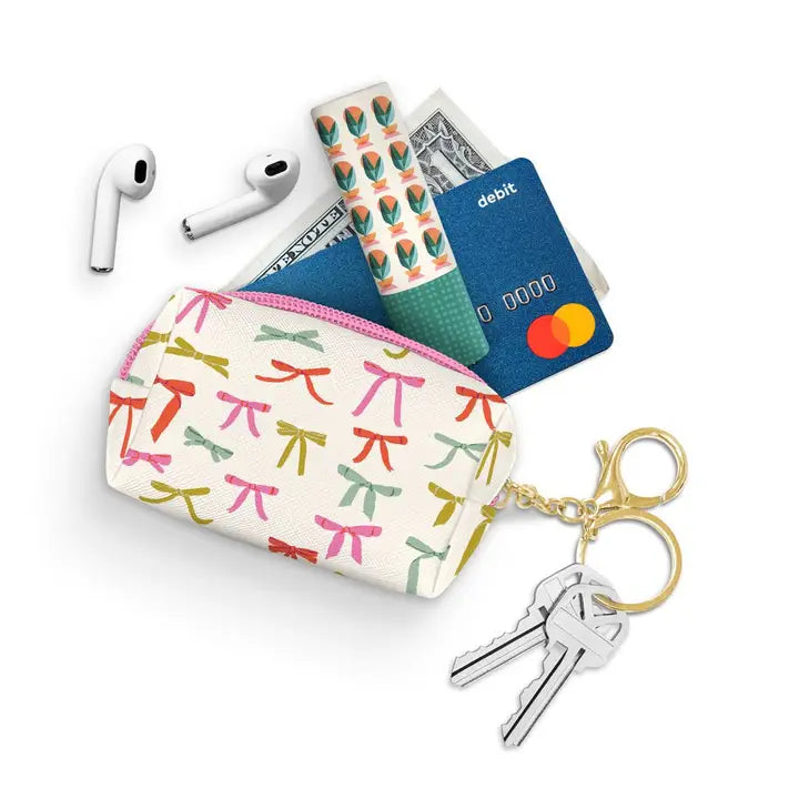 Put A Bow On It Key Chain Pouch