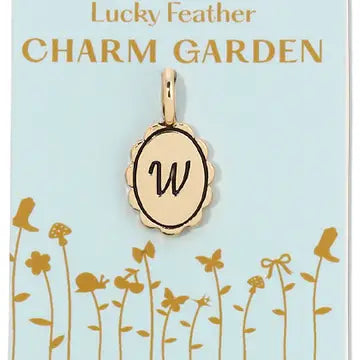 Charm Garden Scalloped Initial Charm