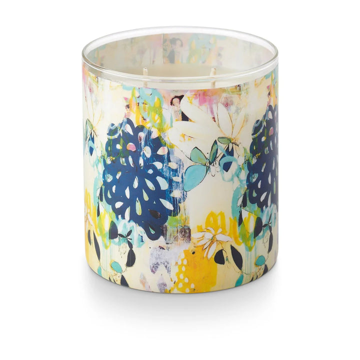 Artist Glass Candle, Gardenia