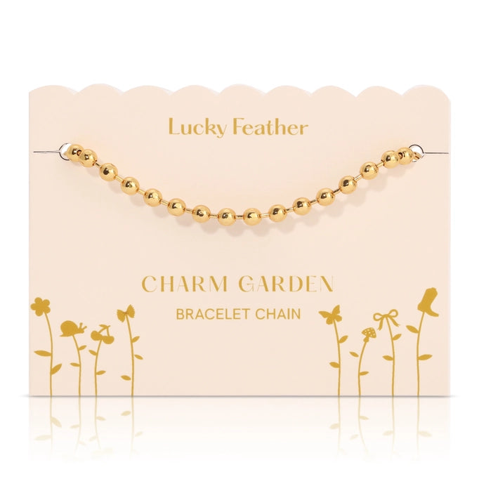 Charm Garden Bracelet Chain, Gold