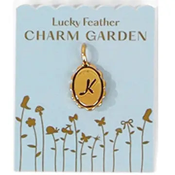 Charm Garden Scalloped Initial Charm