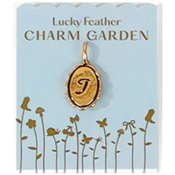 Charm Garden Scalloped Initial Charm