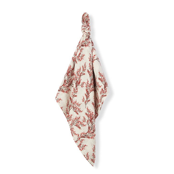 Organic Cotton Swaddle, Winterberry