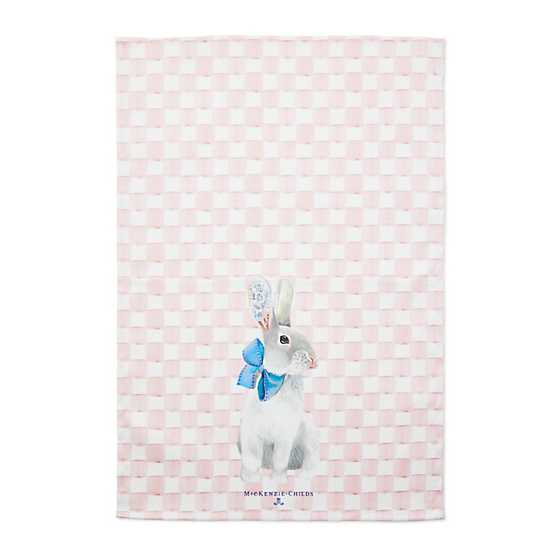 Tattoo Bunny Dish Towel