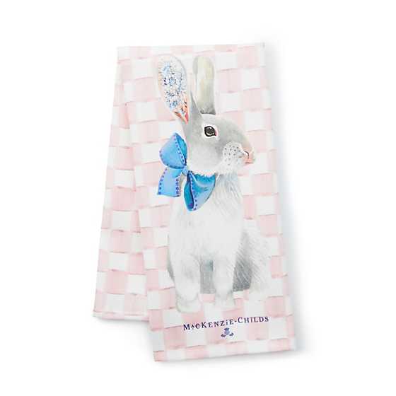 Tattoo Bunny Dish Towel