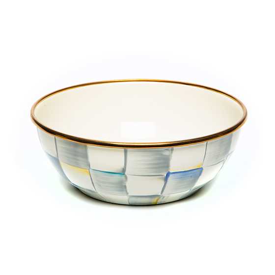 Sterling Check Enamel Everyday Bowl