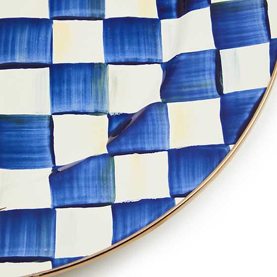 Royal Check Serving Platter