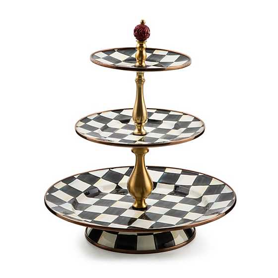 Courtly Check Three Tier Sweet Stand