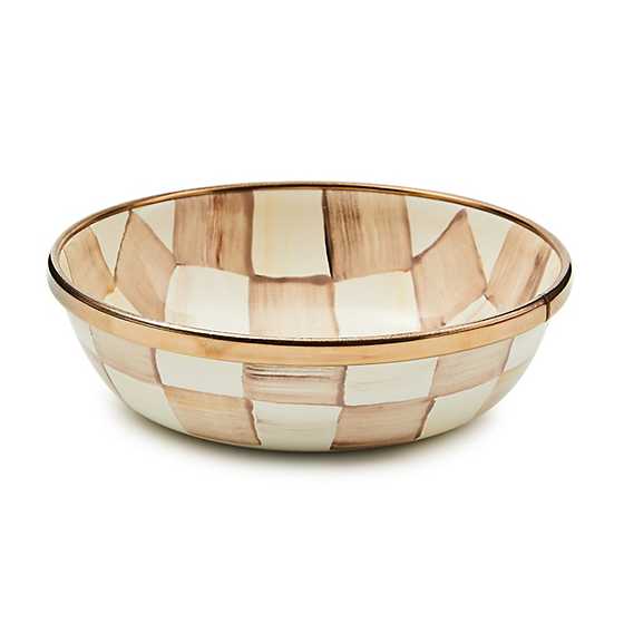 Mocha Check Relish Dish