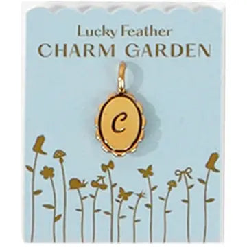 Charm Garden Scalloped Initial Charm