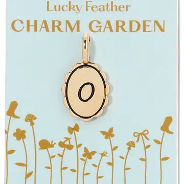 Charm Garden Scalloped Initial Charm