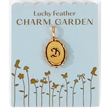 Charm Garden Scalloped Initial Charm