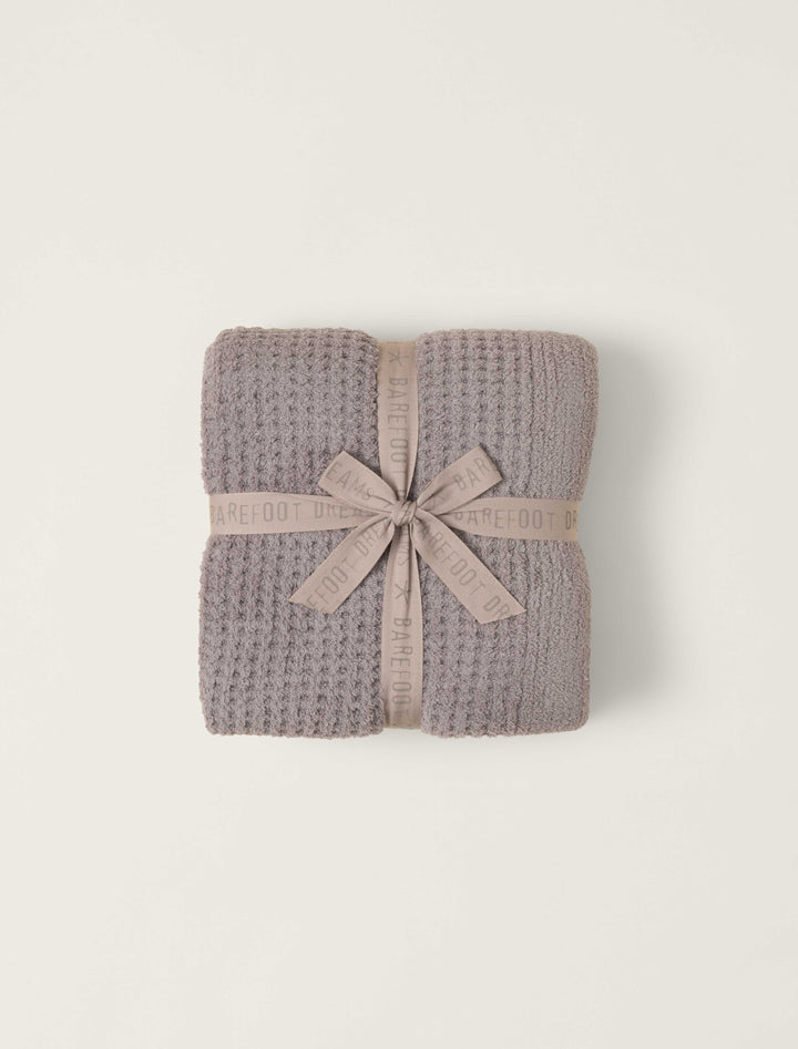 CozyChic Waffle Throw, Beach Rock