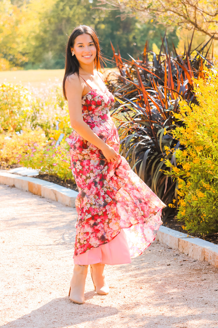 Young Love Floral Maxi Dress