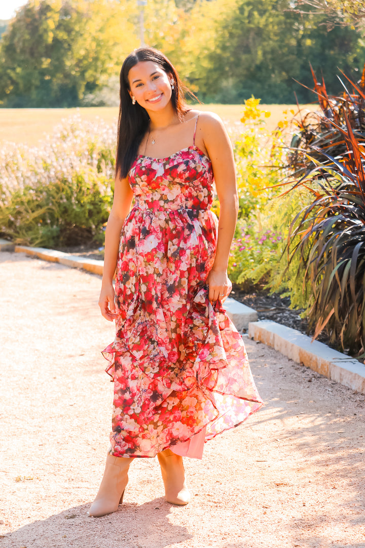 Young Love Floral Maxi Dress