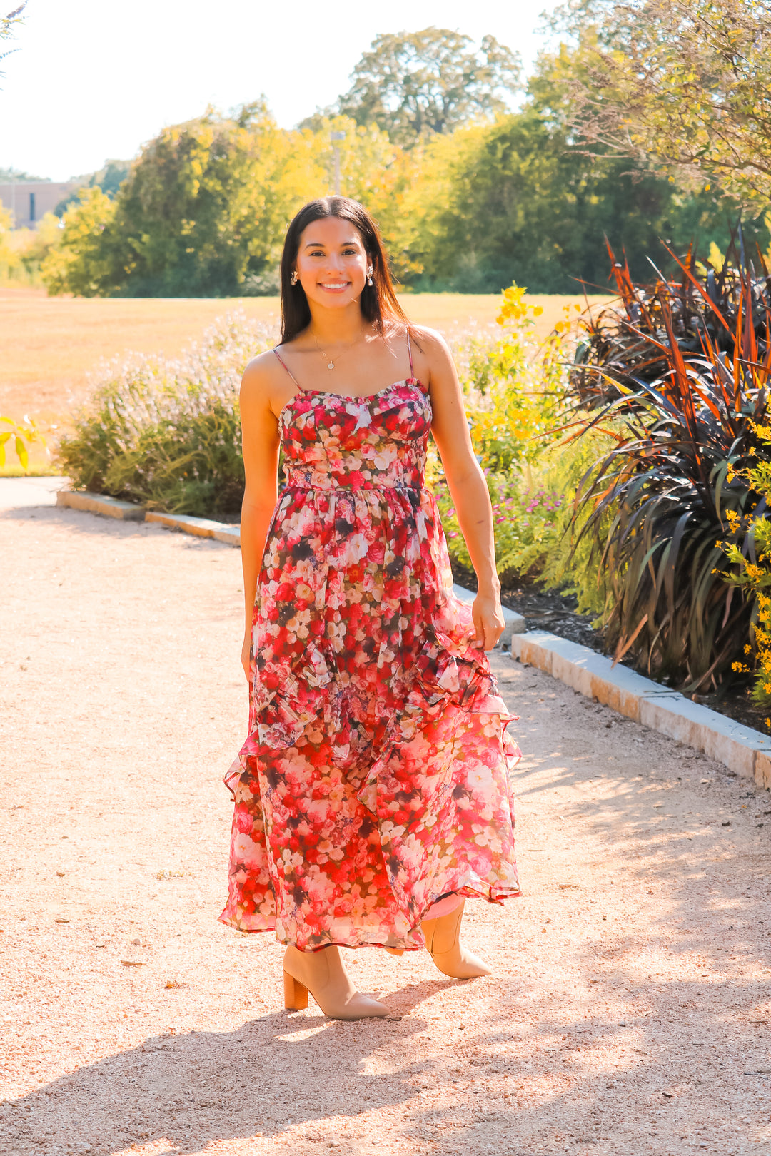 Young Love Floral Maxi Dress