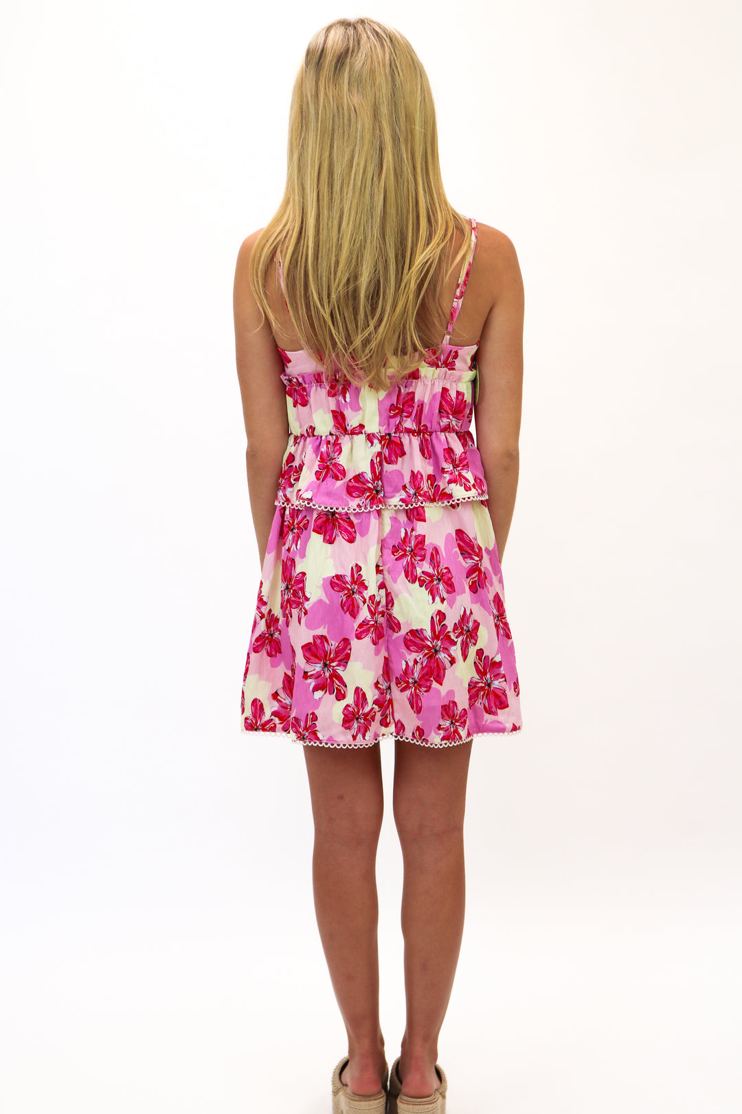 Floral Frenzy Tiered Dress