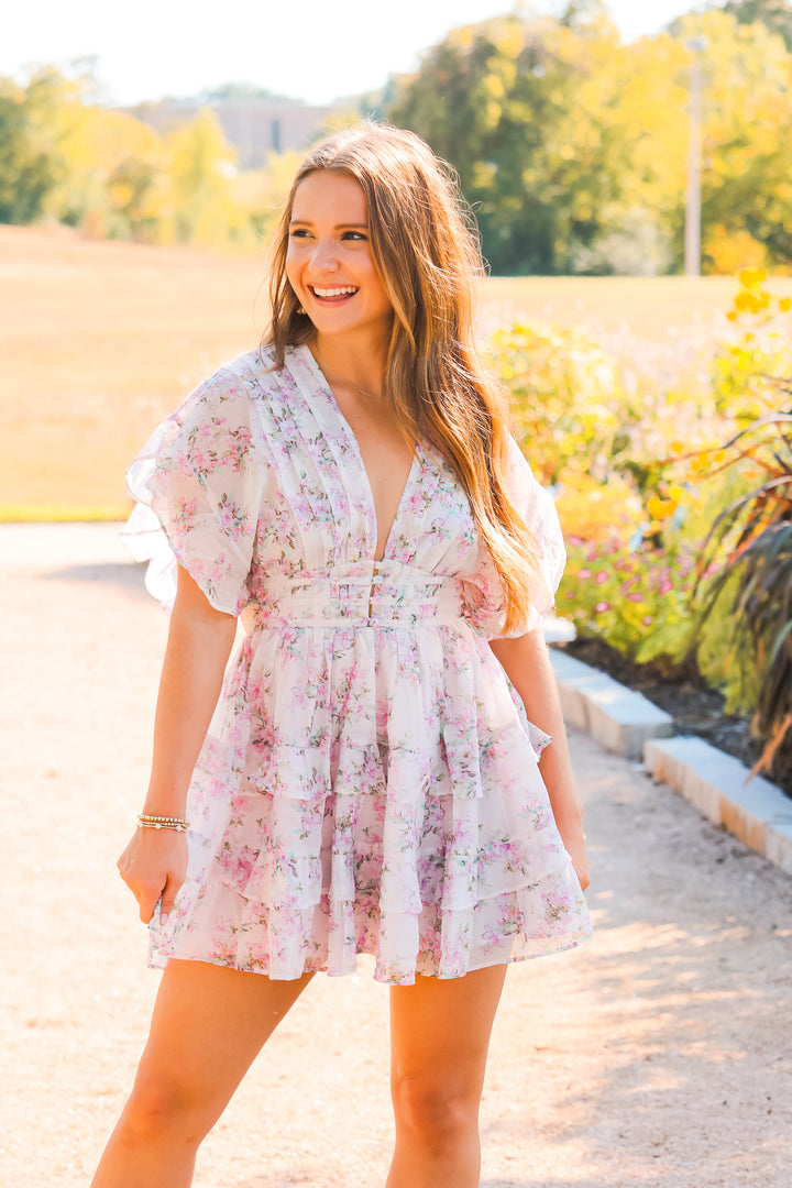 Garden Harmony Floral Dress