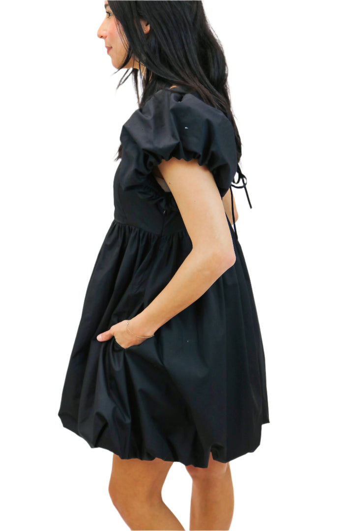 Something Good Bubble Dress, Black