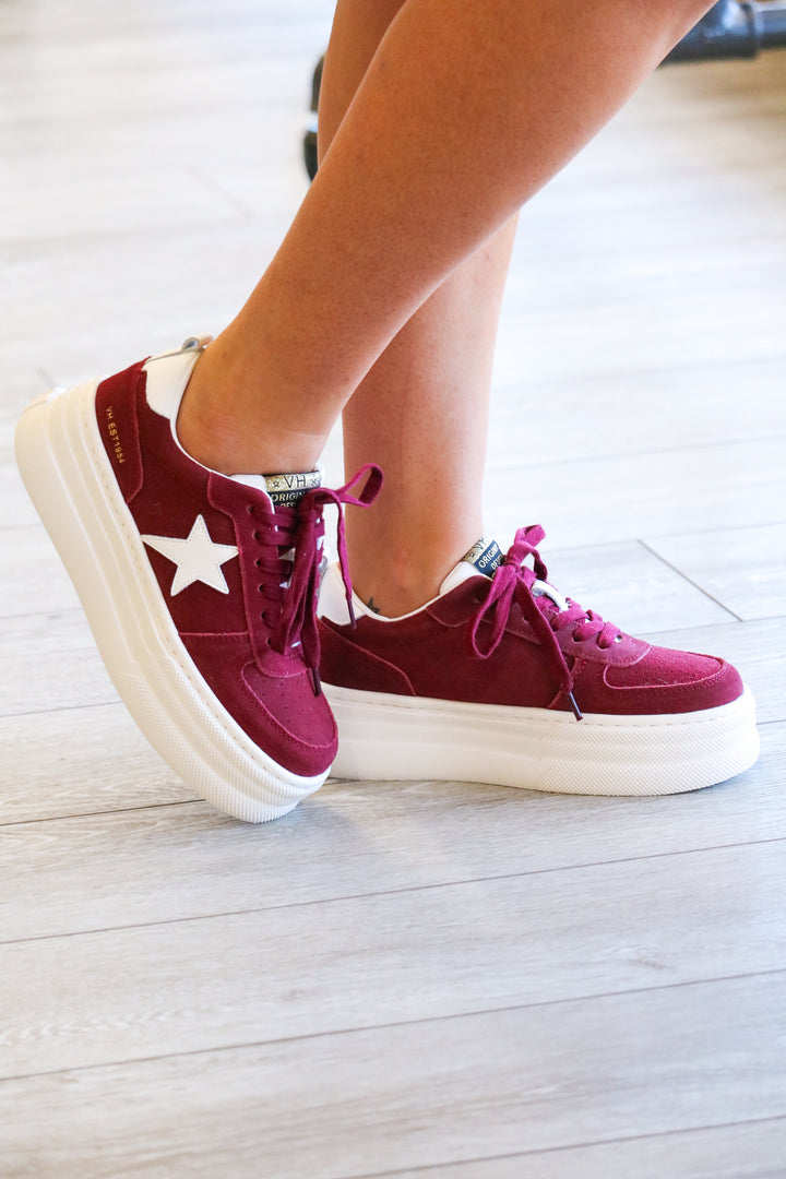 Hunter Sneaker, Maroon