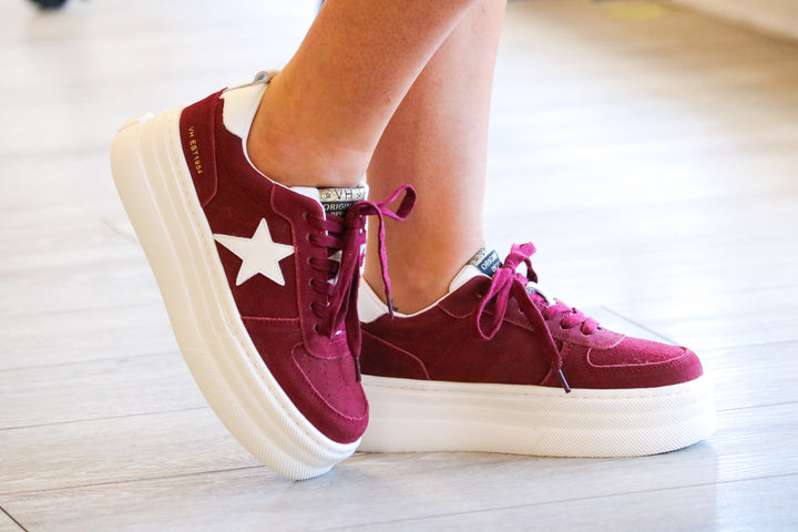 Hunter Sneaker, Maroon