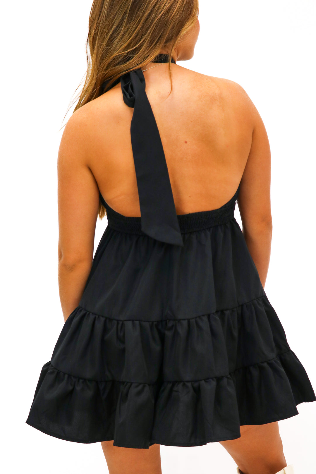 Fun Twist Dress, Black