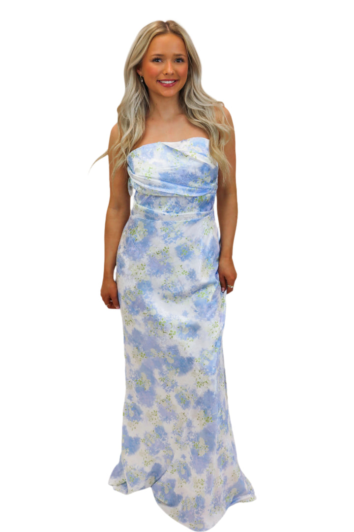 Rooftop Romance Maxi Dress, Blue