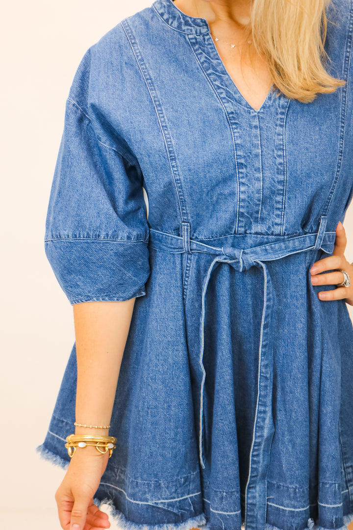 Denim Skies Dress, Denim