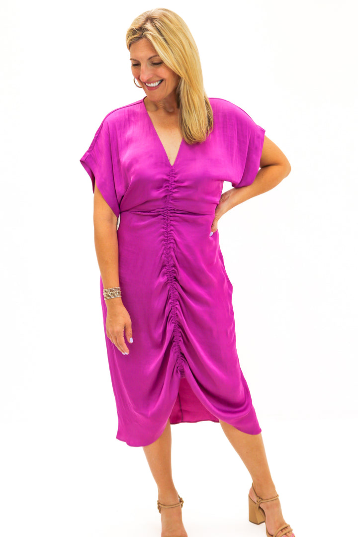 Aimee Dress, Radiant Orchid