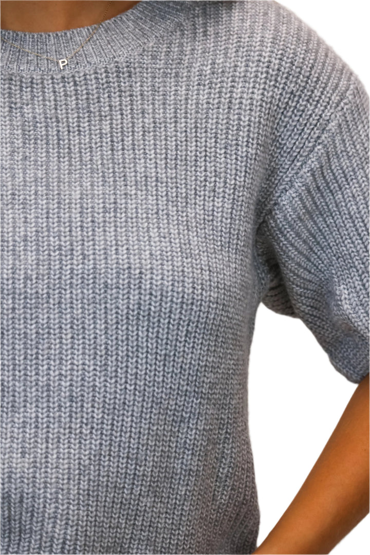 Jadey Sweater Top, Heather Grey