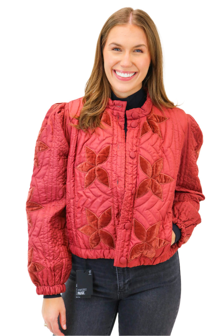 Quinn Quilted Jacket, Marsala