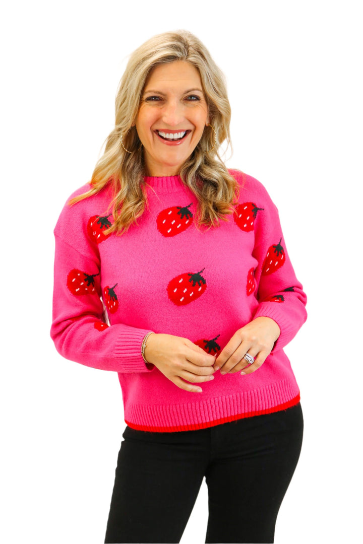 Picking Strawberries Sweater