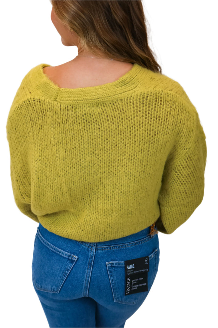 Kyan Wrap Cardigan, Cypress Green