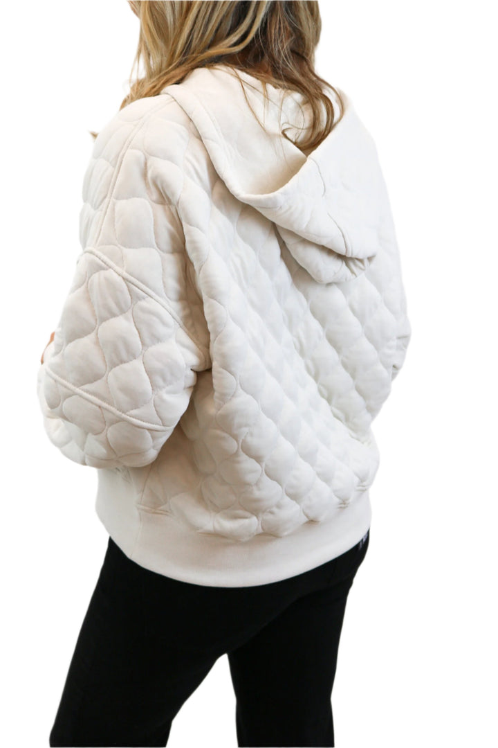 Next Level Quilted Zip Jacket