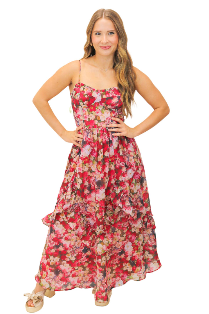 Young Love Floral Maxi Dress