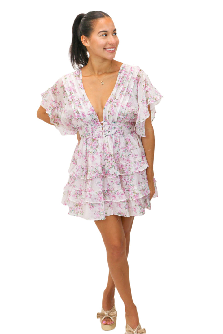 Garden Harmony Floral Dress