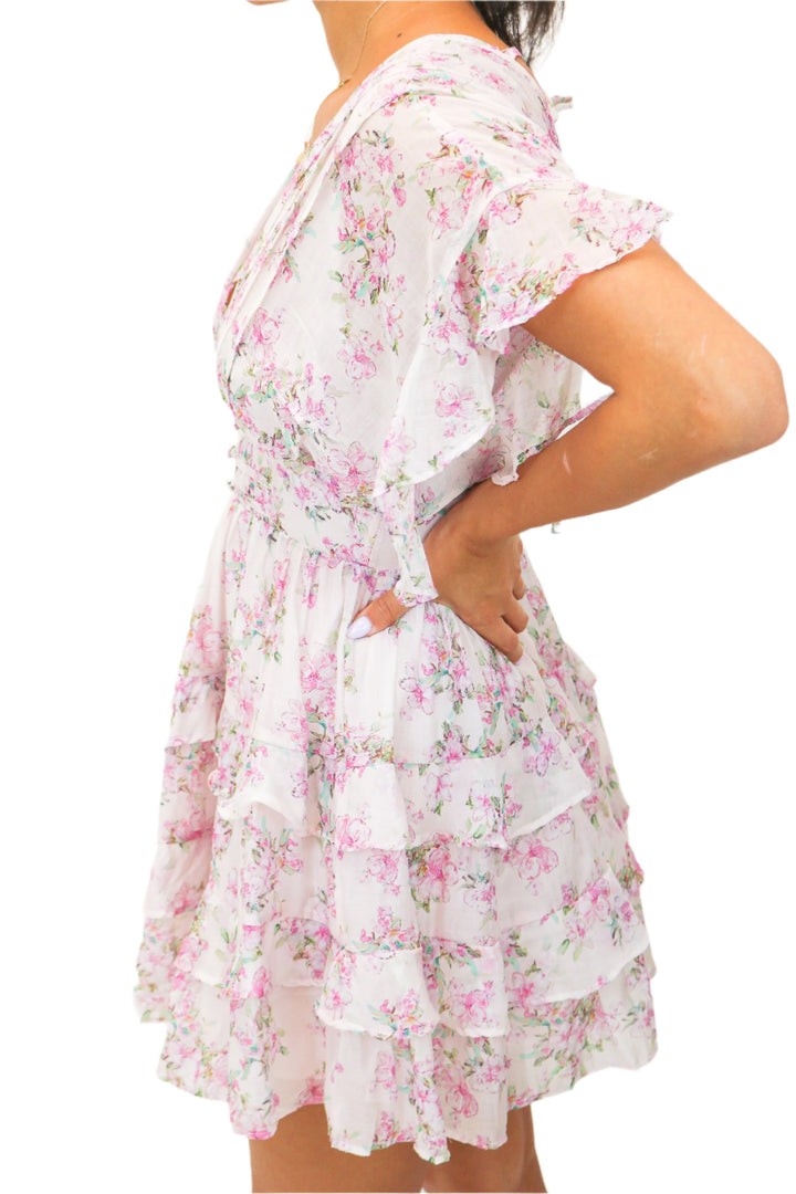 Garden Harmony Floral Dress