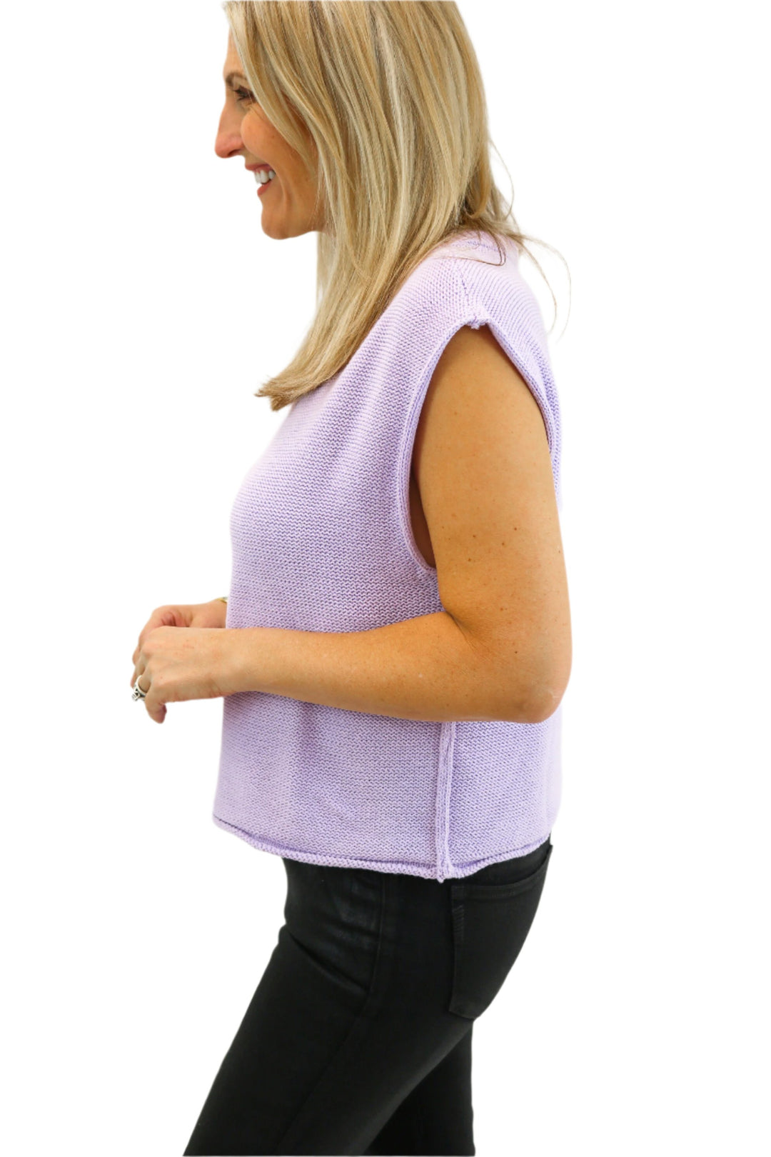 Sweet Like Candy Sweater Vest, Lilac