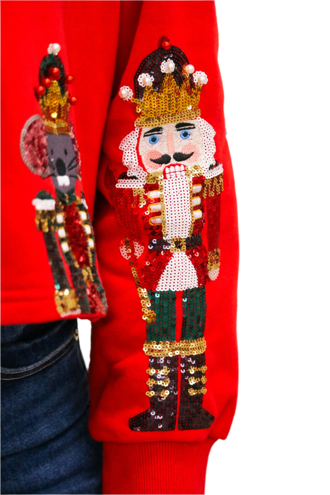 Nutcracker Ballet Sweatshirt, Red