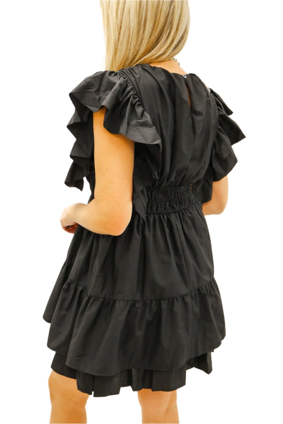 Just So Classic Mini Dress, Black