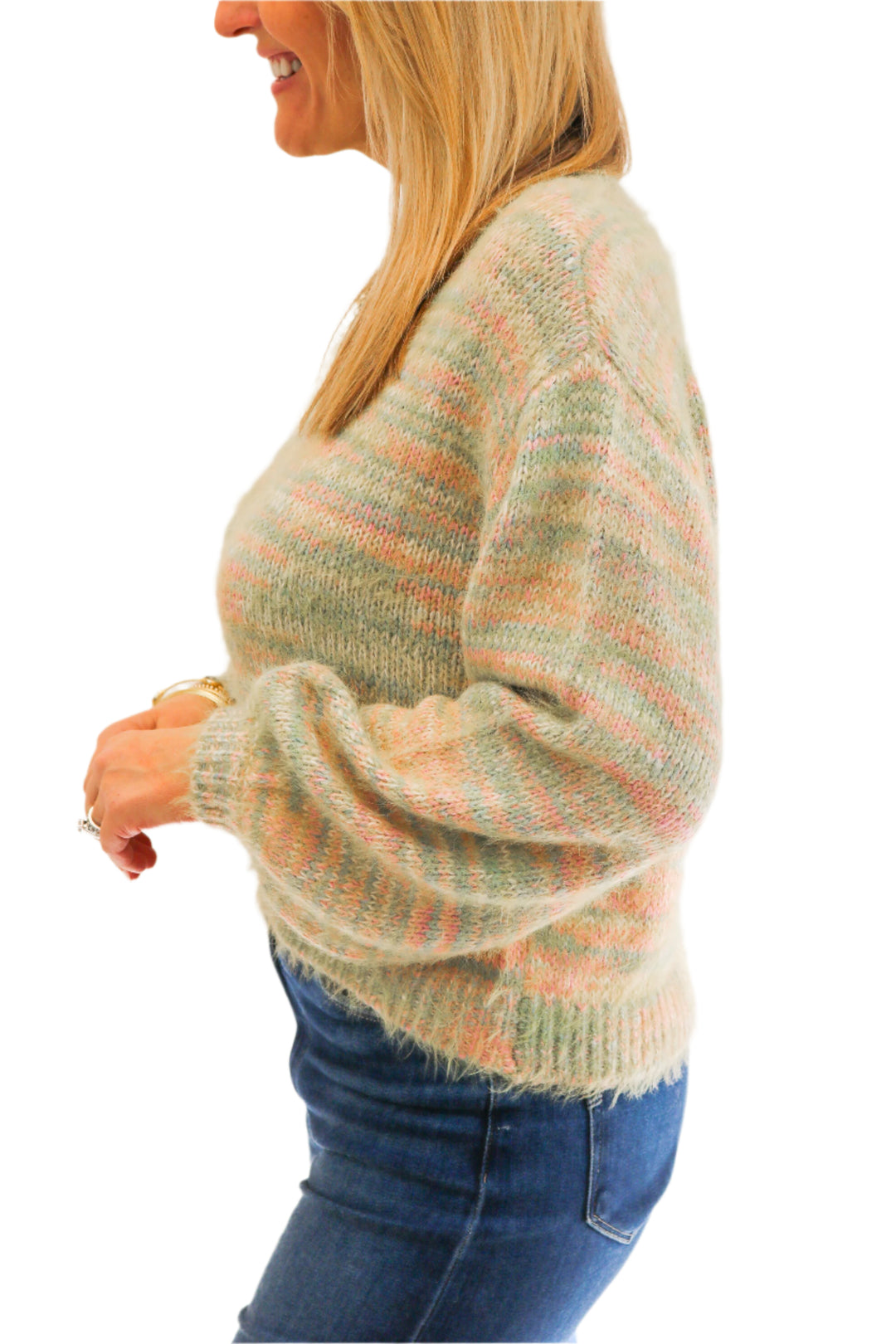 Colette Multi Color Striped Sweater