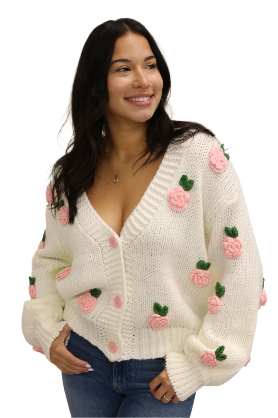 Stop and Smell The Roses Cardigan